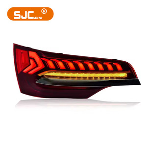 SJC Auto LED feu arrière pour Audi Q7 Q7L lampe 2006-2015 voiture partie Brale lumière Plug and Play voiture feu arrière mise à niveau voiture accessoires - Product Image 2