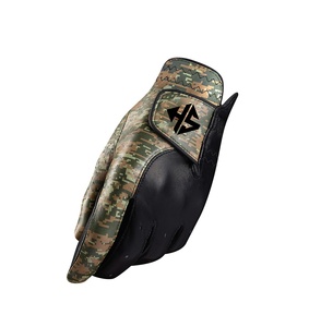 Venta directa de fábrica Personalizable Premium Cabretta Guantes de golf de cuero genuino Equipo deportivo transpirable con diseño de logotipo a todo color - Product Image 3