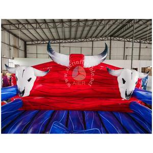 Tapis de sécurité gonflable pour taureau mécanique de style Western, idéal pour l'arène de rodéo commerciale, les fêtes et la <span class=keywords><strong>location</strong></span> d'événements - Product Image 6