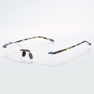 Marco de cristal para hombre y mujer, marco de cristal para hombre y mujer, 1 pieza, <span class=keywords><strong>TR</strong></span>, cuadrado, rectángulo sin montura, colorido, moda, luz azul, patillas de bloqueo - Product Image 5