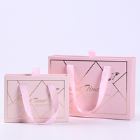 Boîtes d'emballage en papier cosmétique holographique à paillettes imprimées écologiques personnalisées, boîte cadeau de luxe avec logo personnalisé