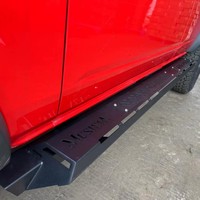 Accessoires tout-terrain 4x4, marchepieds latéraux en acier au manganèse noir pour Ford Bronco