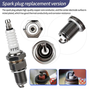 Bougies d'allumage F7TC Standard Powersports pour <span class=keywords><strong>Honda</strong></span> GX120 GX160 GX200 GX240 GX270 GX340 GX390 GCV160 <span class=keywords><strong>GCV190</strong></span> - Product Image 3