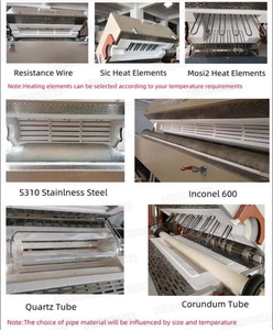 Nhà sản xuất 360 độ Quay calcining ống chân không lò 3 khu vực sưởi ấm tự động bột phòng thí nghiệm thiết bị sưởi ấm - Product Image 3