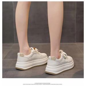 2025 New Style All Seasons Men Shoes Is Lightweight Soft-soled Breathable Mesh Lace-up Massage <b>Height</b>-<b>increasing</b> Shoe - Product Image 1