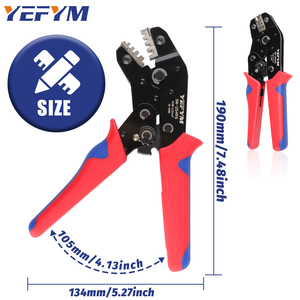 SN-2549S Uốn Tóc bồng công cụ ratcheting Kìm ph2.0/XH2.54/2.8/3.0/3.96/KF2510/JST thiết bị đầu cuối 0.08-1.0mm ²/18 AWG dây uốn tóc bồng thép - Product Image 6