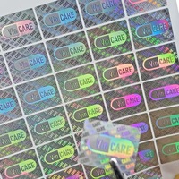 Étiquettes de sécurité intelligentes personnalisées en usine, impression numérique, autocollantes, anti-contrefaçon, autocollants de sécurité personnalisés