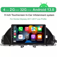 Car Gps Android 13 pour Honda Odyssey 2011-2017 Car Stereo Radio Carplay 2 + 32GB
