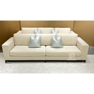 China Supplier High Quality White Fabric Rectangular Sectional Latest <b>Living</b> <b>Room</b> Modular Sleep <b>Sofas</b> 01 High Quality White - Product Image 1