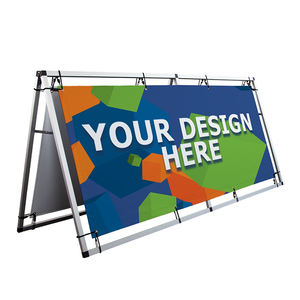 Promosyon ücretsiz profesyonel özel tasarım şekli Pop up Banner açık 2*1m reklam ekranı fuar bir çerçeve afiş - Product Image 1