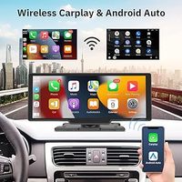 Pantalla CarPlay para coche Compatible con CarPlay y Android Auto Dash Mount Pantalla táctil de 9 pulgadas Estéreo portátil para coche