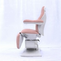 Table de massage électrique moderne BonnieBeauty pour hôpital, avec réglage électrique du dossier, de la hauteur, du repose-pieds et de l'inclinaison, coussin de 8 cm, pliable