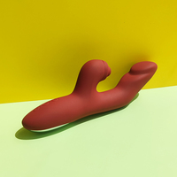 GINYA Neues Design Heizender Kaninchenvibrator Weiblicher Klopfvibrator Klitoris-Stimulationsmassagegerät Erwachsenen-Gesundheits-Sexspielzeug für Frauen