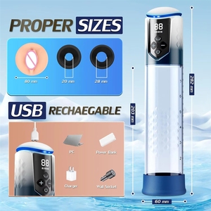 Erkekler için Otomatik Prostat Masaj Aleti Mastürbatör Spa Pompası Fitness Cihazı Yetişkin Oyuncakları Penis Büyütücü - Product Image 3