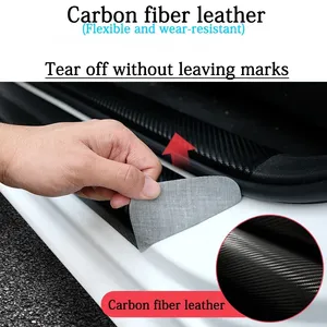 Pegatina para Coche DM, Adhesivo de Fibra de Carbono para <span class=keywords><strong>Maletero</strong></span> de Audi A3/S3/A4/Q3/Q5/Q7 TT, 3M4229P, de un Solo Uso - Product Image 4