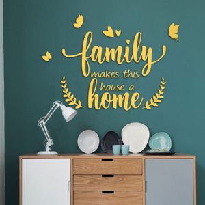 Pegatinas de Espejo Acrílicas con el Alfabeto Inglés para el Hogar, Pegatinas de Pared de Espejo Tridimensionales Autoadhesivas para Hacer Manualidades - Product Image 2