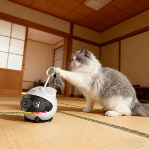 Connessione WiFi classico carino Tracking Pet Camera Auto da corsa in plastica soggiorno Monitor da cucina per cani gatti uccelli natale - Product Image 2