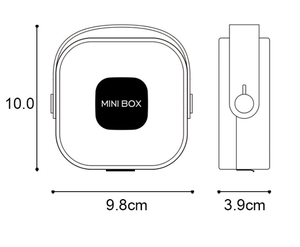 Cute Korean Style Multifunction Travel Jewelry Box with <b>Mirror</b> & Handle Lightweight Compact Jewelry Holder for Rings Necklaces - Product Image 6