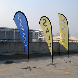 Bán Buôn Biểu Tượng Tùy Chỉnh Biểu Ngữ Ngoài Trời Bay Teardrop Hình Cờ Quảng Cáo Ngoài Trời Hiển Thị Cờ Teardrop Hình Bãi Biển Cờ - Product Image 4