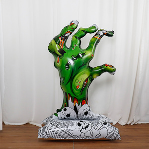 Ballons en aluminium pour Halloween, <span class=keywords><strong>Zombies</strong></span> et mains de <span class=keywords><strong>zombies</strong></span>, jeu vidéo Plants VS <span class=keywords><strong>Zombies</strong></span>, décoration de fête d'Halloween - Product Image 2