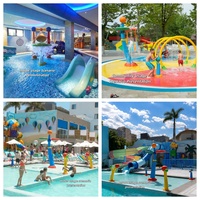 Équipements de jeux aquatiques, structures de jeux aquatiques pour les parcs publics de la ville, complexe aquatique, projet de parc aquatique