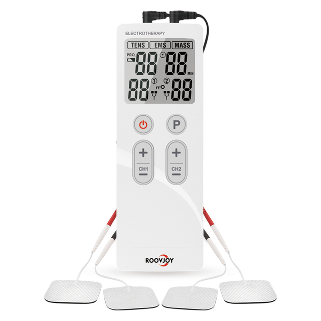 Electric Pulse Massager Machine Tens Unit Device for Body Muscle Stimulator Pain Relief Electric Massage Belt for Training