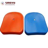 Asientos de Grada de Aluminio y Plástico de Alta Resistencia, sin Respaldo, Moldeados por Soplado en HDPE, 400x380mm, con Orificio de Drenaje, Venta al por Mayor