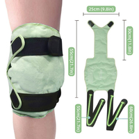 Bingzhen OEM ODM Compresse chaude et froide pour soulager la douleur, réduire l'inflammation, en nylon durable et peluche, enveloppement de genou pour thérapie physique