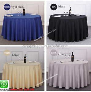Round <b>Table</b> Cloth for Wedding for Hotel Banquet Wedding Restaurant - Product Image 4