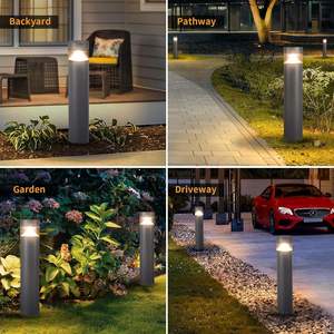 32 IP65 620lm Pathway đường lái xe đèn 3000K Led chiếu sáng cảnh quan không thấm nước <span class=keywords><strong>120V</strong></span> lớn bollard đèn cho sân vườn - Product Image 1
