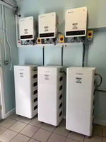 Batterie Dyness Powerbox G2 51.2V 200AH 10kwh homologuée AU Cec, montage mural, batterie Lifepo4, 8000 cycles, avec onduleur Solis S6