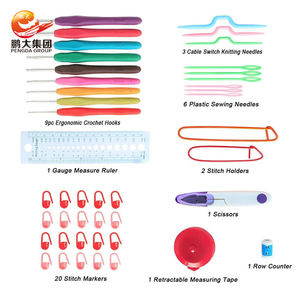 <span class=keywords><strong>Crochet</strong></span> clavado kit de mango suave ergonómico <span class=keywords><strong>tulip</strong></span> de aluminio aguja de tejer gancho de ganchillo con caso - Product Image 4