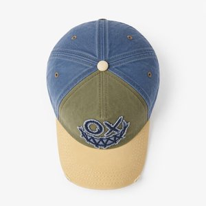 Casquette Sportive Vintage 5 Panneaux Ajustable en Faux Daim avec Broderie Appliquée Logo Personnalisé Marque T&L Vente en Gros OEM ODM - Product Image 6