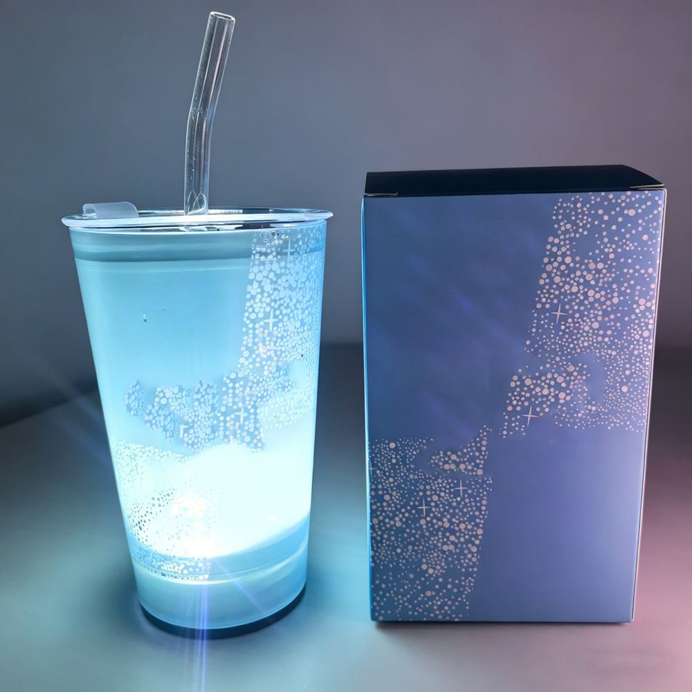 Juego completo azul cielo (taza+tapa+pajita+caja)