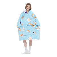 Impression personnalisée Couverture chauffante portable Couverture à capuche surdimensionnée avec grande surface de chauffage pour hommes femmes