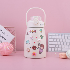 SilverJet Stainless Steel <b>Thermos</b> 750ml Vacuum Insulated Cute Design For Kids Water <b>Bottle</b> Portable Drinkware - Product Image 2