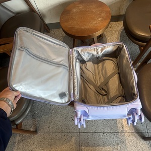 <span class=keywords><strong>Valigia</strong></span> Trolley da Donna Ultra Leggera in <span class=keywords><strong>Tessuto</strong></span> Multifunzionale con USB, 24 Pollici, <span class=keywords><strong>Grande</strong></span> Capacità, Bagaglio a Mano - Product Image 6