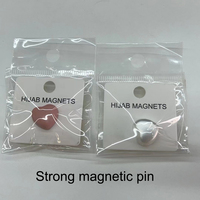 Broche Épingle Magnétique Cœur pour Foulard et Hijab, Accessoire de Sécurité Unique pour Femmes Musulmanes