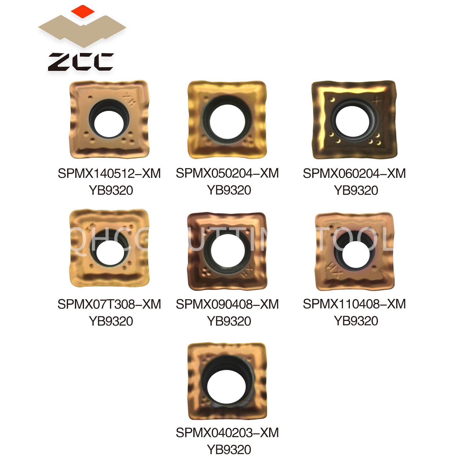 ZCC SPMX YB9320 Carbide Inserts for CNC Turning Tools