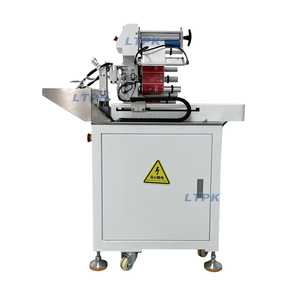Machine d'étiquetage de drapeaux semi-automatique de type pliable LT-T901 pour câbles, fils, tubes, autocollants adhésifs - Product Image 1
