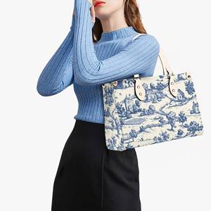 <span class=keywords><strong>Toile</strong></span> <span class=keywords><strong>De</strong></span> <span class=keywords><strong>Jouy</strong></span> Sac à bandoulière en cuir d'inspiration vintage Drop Ship POD Personality Womans PU Handbag - Product Image 3