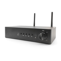 Amplifier Hi-Fi Rumah Profesional 100W Kelas D Multi-Room 4-Kanal WiFi untuk Penerima Material Aluminium 5.0 dengan USB 2.0
