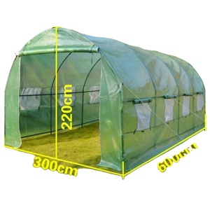 Grande Serre Tunnel de Culture Jardin en Polyéthylène pour Plantes Vente en Gros 6x3x2m - Product Image 1