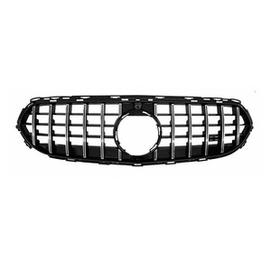 Mercedes-Benz E-Class W213 Grille Black Silver ABS Plastic Bumper Fitment - Product Image 1