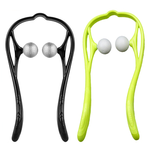 Masajeador de Cuello Portátil con Rodillo de Doble Presión, Masajeador Manual en Forma de U para Terapia de Manos, Masaje Personal para el Hogar - Product Image 1