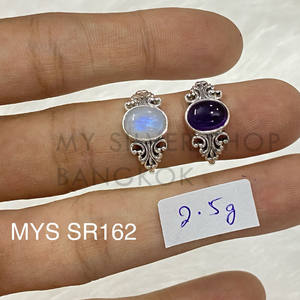 Anillo de piedras preciosas de diseño clásico, joyería fina de Plata de Ley 925, anillos hechos a mano de plata 925 para mujer, venta al por mayor, estilo magnífico - Product Image 1