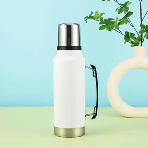 Individuelles Logo hält 24 Stunden heiß Argentinien Hochausdruck-Thermosflasche mit Doppelwand aus Edelstahl Yerba Mate