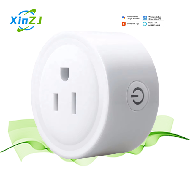 XZJ EU Home Products Electric Tuya Wifi Smart Plug Socket Mobile ABS 10A/16A Rated Current