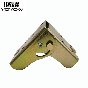 Charnière pliante à angle droit Yoyow 65x60x2.3mm en fer autobloquant pour meubles en bois massif - Product Image 2