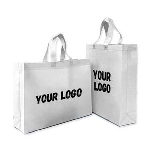 Sacs de courses promotionnels personnalisés avec logo, sacs de déménagement non tissés imprimés sur mesure pour le commerce de détail - Product Image 1